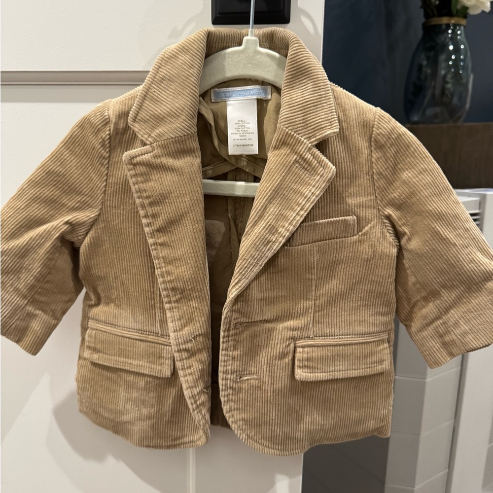 Janie and Jack Tan Corduroy Kids Jacket